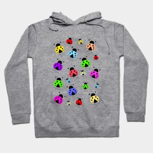 COLORFUL Ladybug Scatter. Hoodie